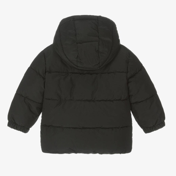 BOSS Kidswear logo-print hooded padded puffer jacket winter coat - Picture 7 of 9